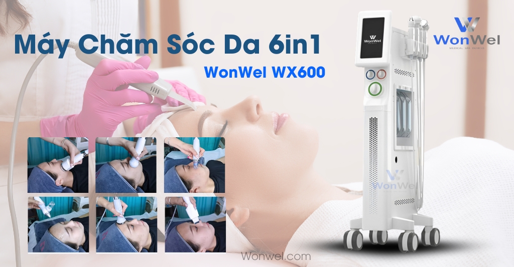 Máy Chăm Sóc Da 6in1 WonWel WX600