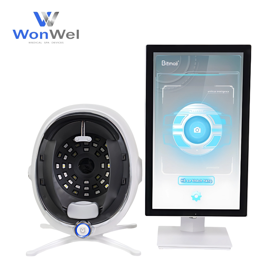 Máy Phân Tích Da Bitmoji Ai Plus WonWel Phân Phối Chính Hãng